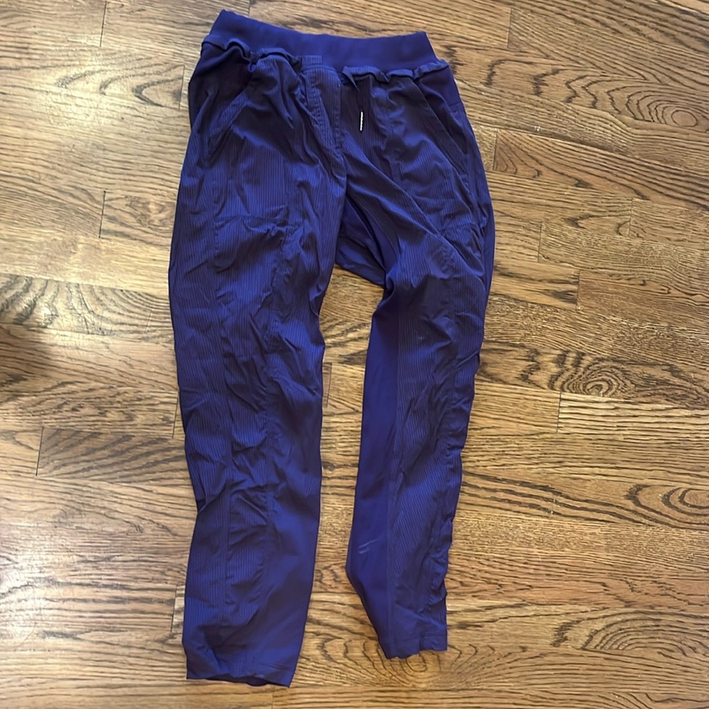 Purple Lululemon joggers